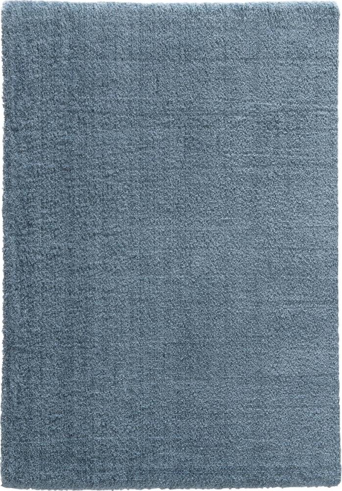Teppich in Petrol aus 100% Polyester - 150x80x3cm (LxBxH) Bild 1