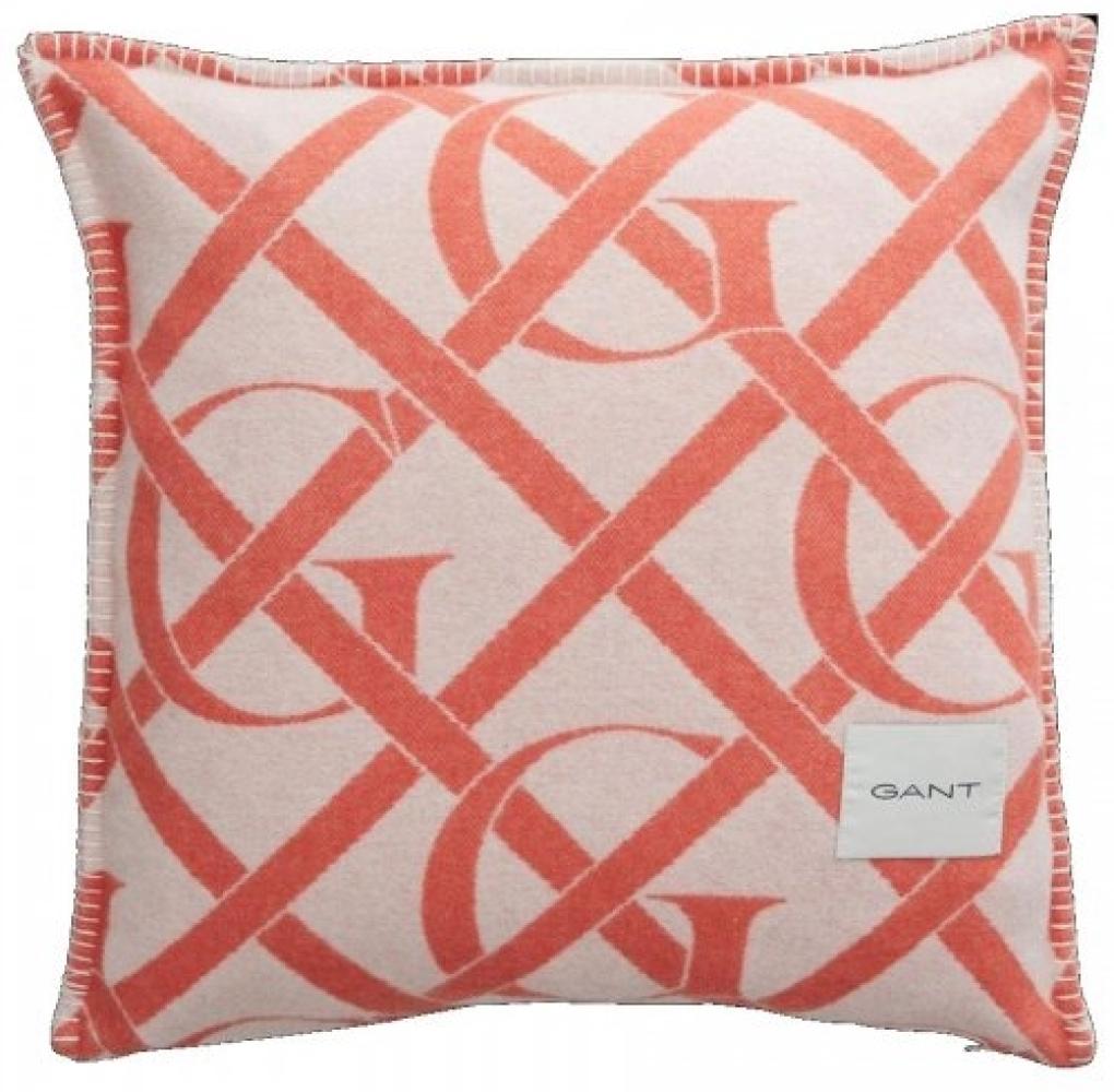 Gant Home Kissenhülle Wolle G-Patterned Warm Sienna (50x50cm) 853099101-829 Bild 1