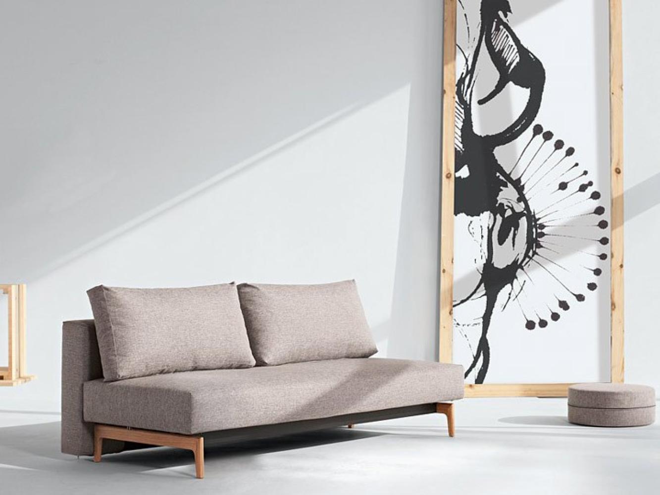 Innovation Trym Schlafsofa 3-Sitzer Sofa - 521 Grey Mixed Dance Bild 1