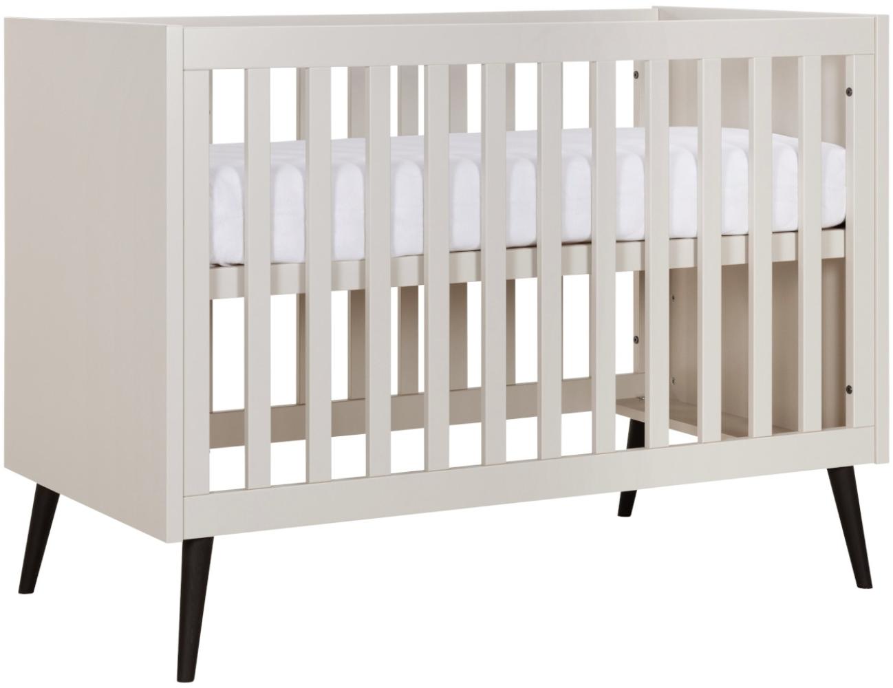 Europe Baby Sterre Babybett - Oatmeal / Schwarz - Bild 1