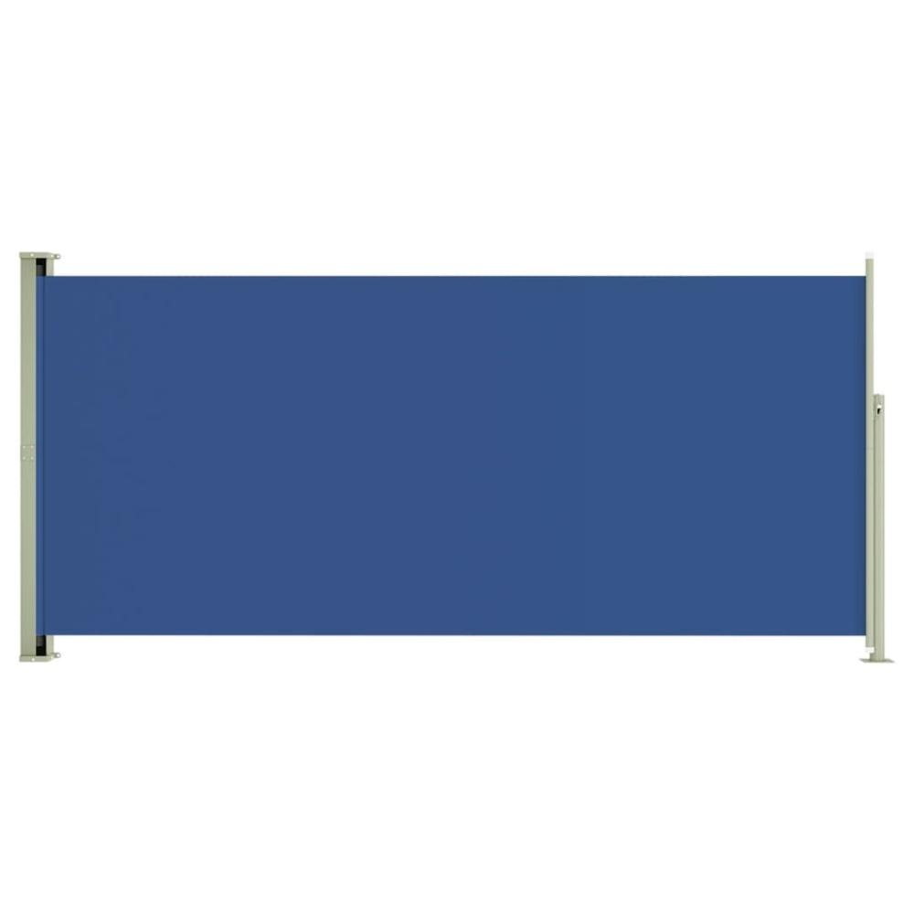 vidaXL Seitenmarkise Ausziehbar 140x300 cm Blau Bild 1