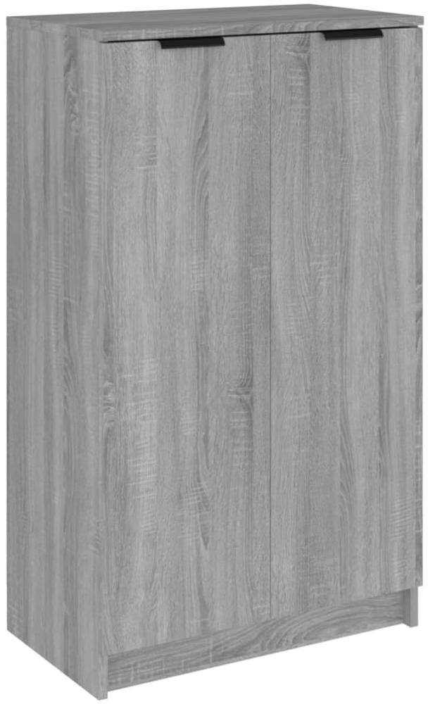 Schuhschrank Grau Sonoma 59x35x100 cm Holzwerkstoff Bild 1