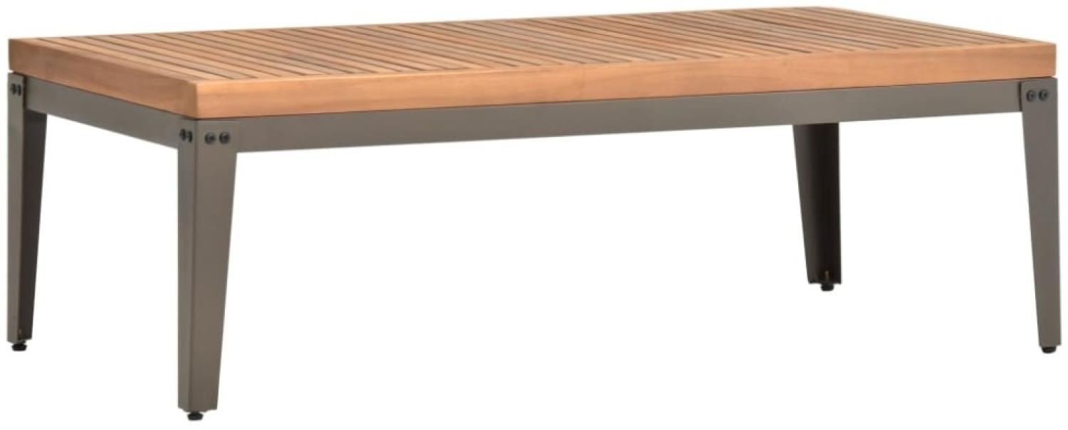 Garten-Couchtisch 110×55×35 cm Massivholz Akazie Bild 1