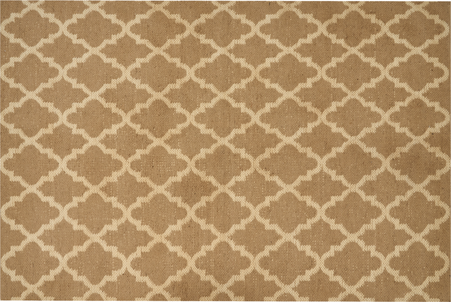 Teppich Jute beige 200 x 300 cm marokkanisches Muster Kurzflor MERMER Bild 1