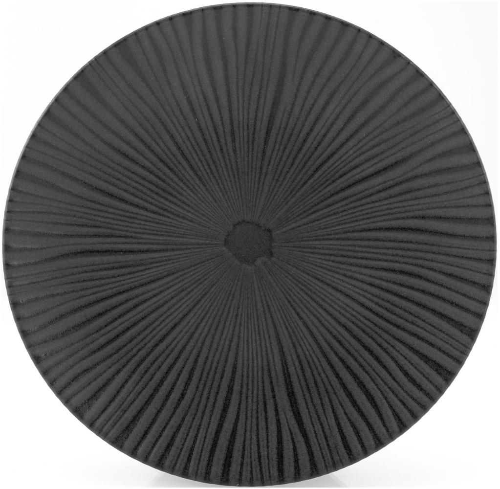 CreaTable 232077 VESUVIO black Speiseteller 27 cm - Essteller - Teller Bild 1