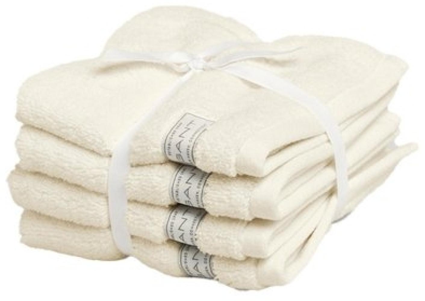 Gant Home Seifentuch Set Gesichtstücher Premium Towel Sugar White (30x30cm) (4-teilig) 852012401-131-30x30 Bild 1