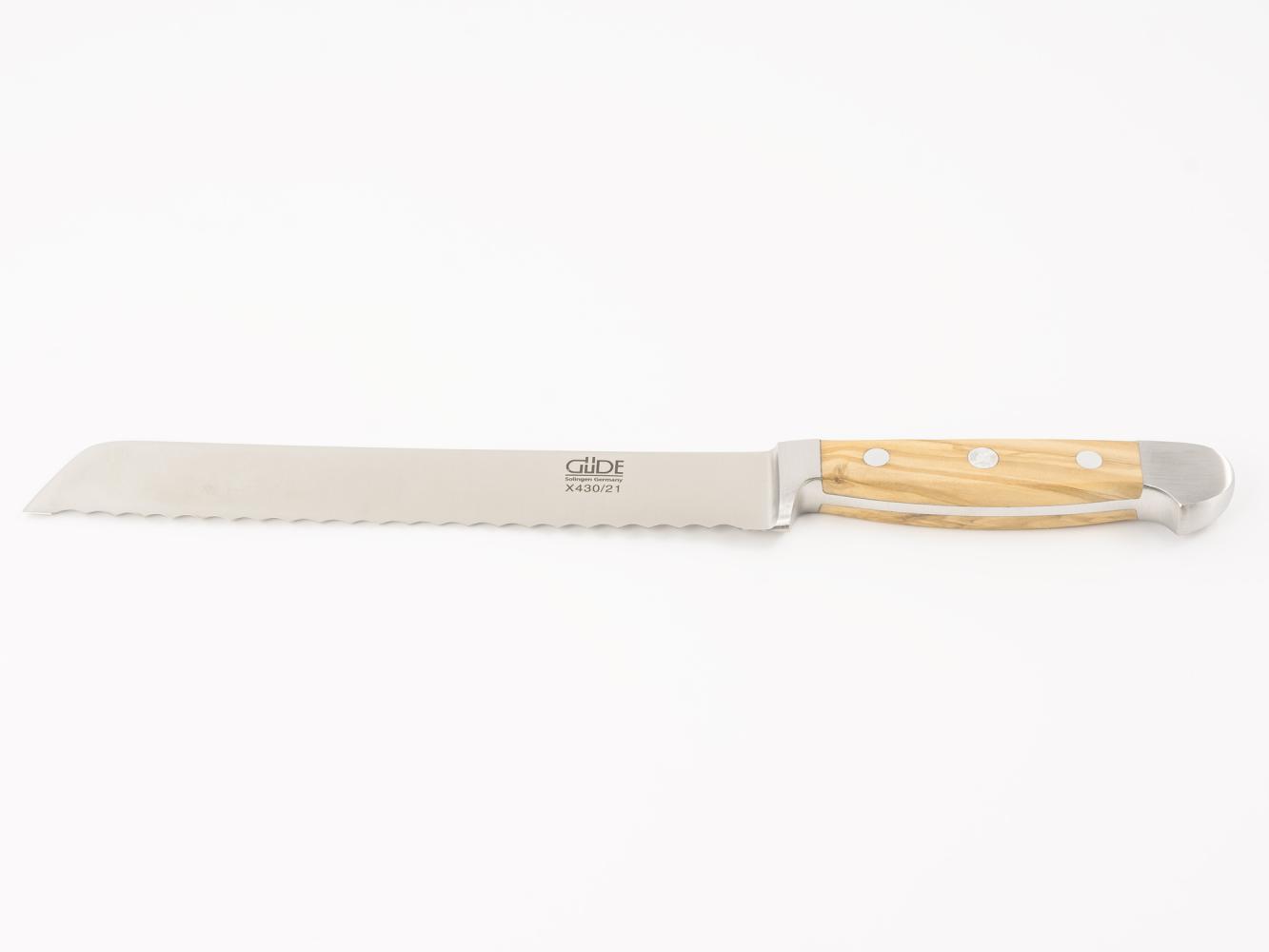 Alpha Olive Brotmesser 21 cm Beidhänder Bild 1