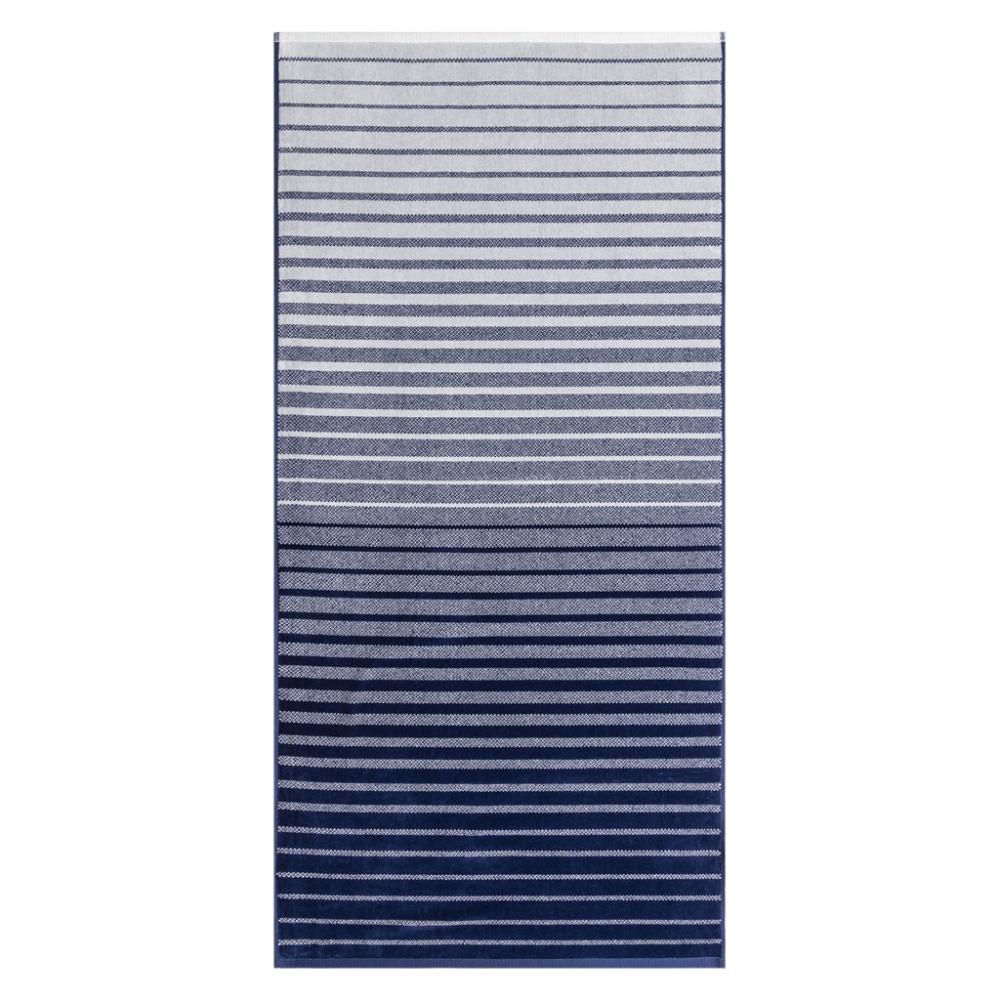 OMBRE dark blue Strandtuch 75x160cm 100% Mesopotamische Baumwolle Bild 1