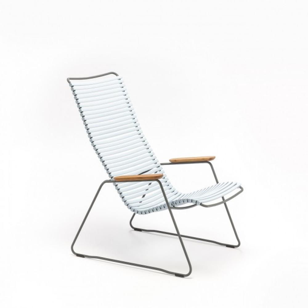 Outdoor Lounge Stuhl Click pastell hellblau Bild 1