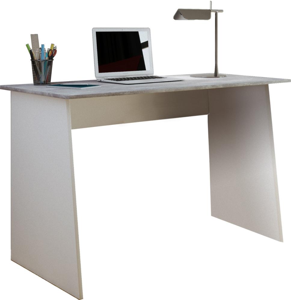Schreibtisch Computer PC Laptop Büro Tisch Arbeitstisch Beton Optik Bild 1