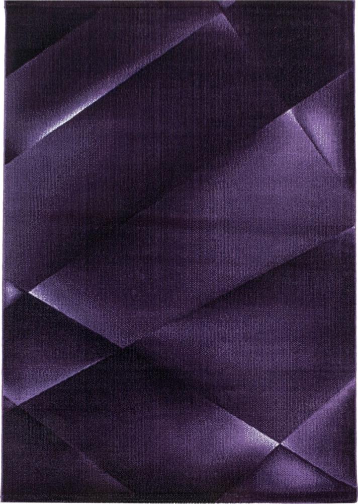 Kurzflor Teppich Clara Läufer - 80x150 cm - Lila Bild 1
