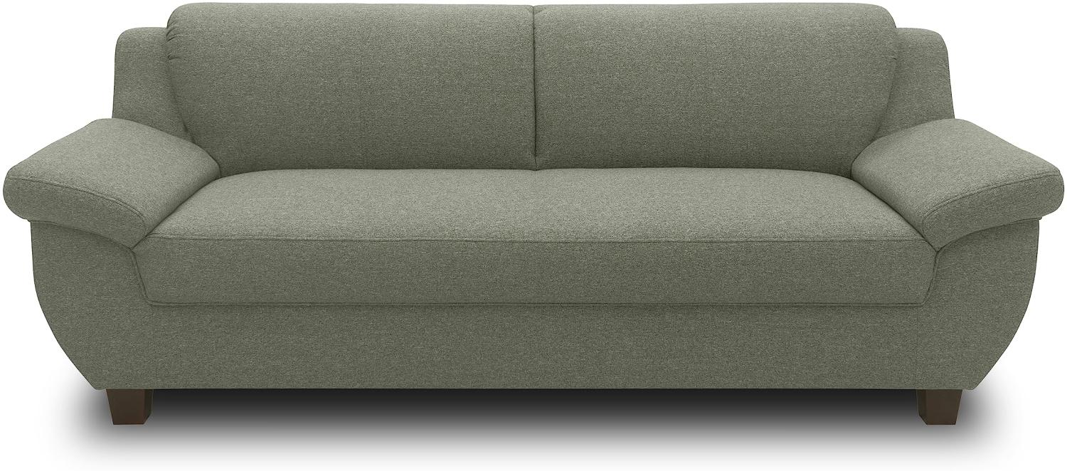DOMO. collection 3 Sitzer, Sofa, 3er Couch, Garnitur, 3-2-1, grün, 207 cm Bild 1