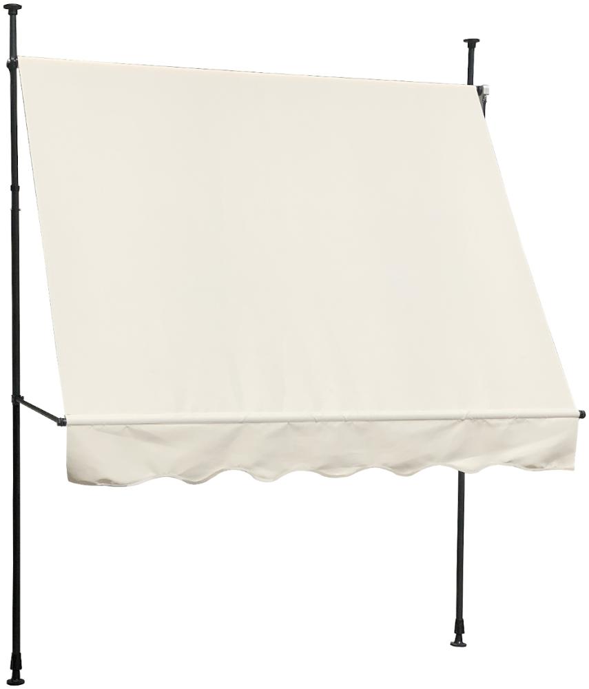 SVITA Klemmmarkise 200x150cm Balkonmarkise Sonnenschutz Markise Beige Creme Bild 1