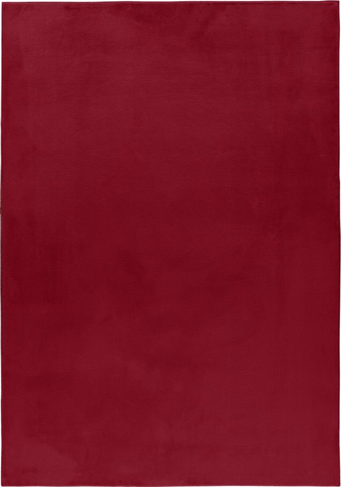 Hochflor Teppich Pia rechteckig - 120x170 cm - Rot Bild 1