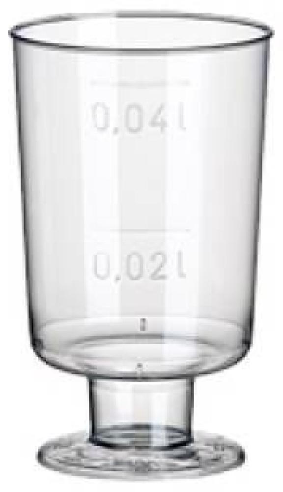 480 Stiel-Gläser für Schnaps, PS 4 cl Ø 3,8 cm 6,3 cm glasklar Bild 1
