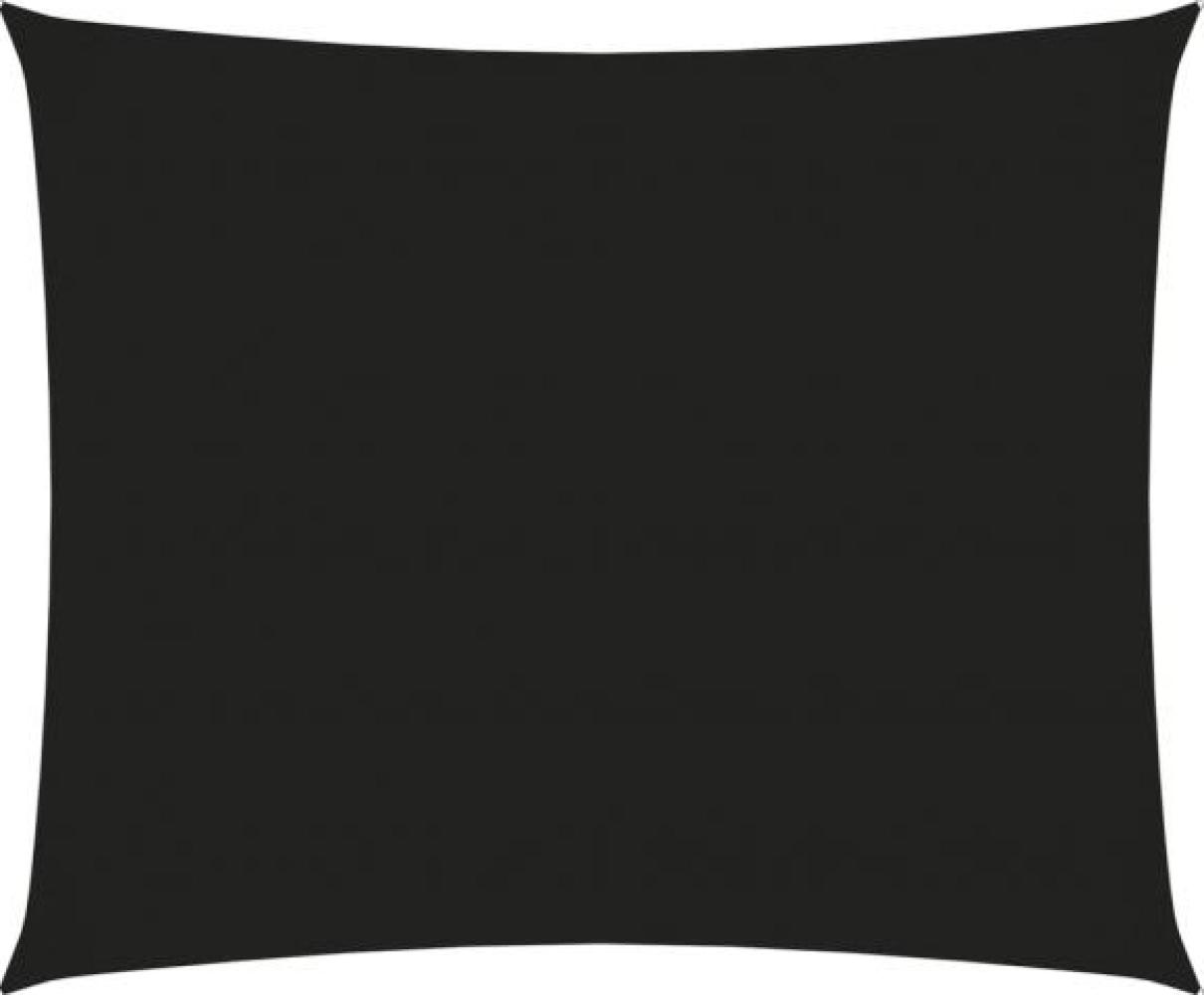Sonnensegel Oxford-Gewebe Rechteckig 2,5x3,5 m Schwarz Bild 1