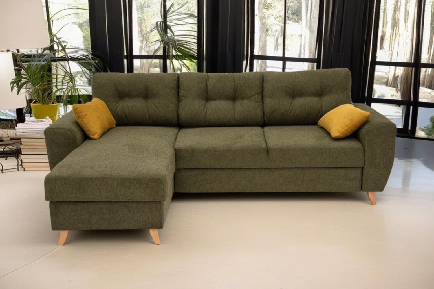 Winnie Ecksofa SF - beidseitig montierbar - Brego - Grün Bild 1