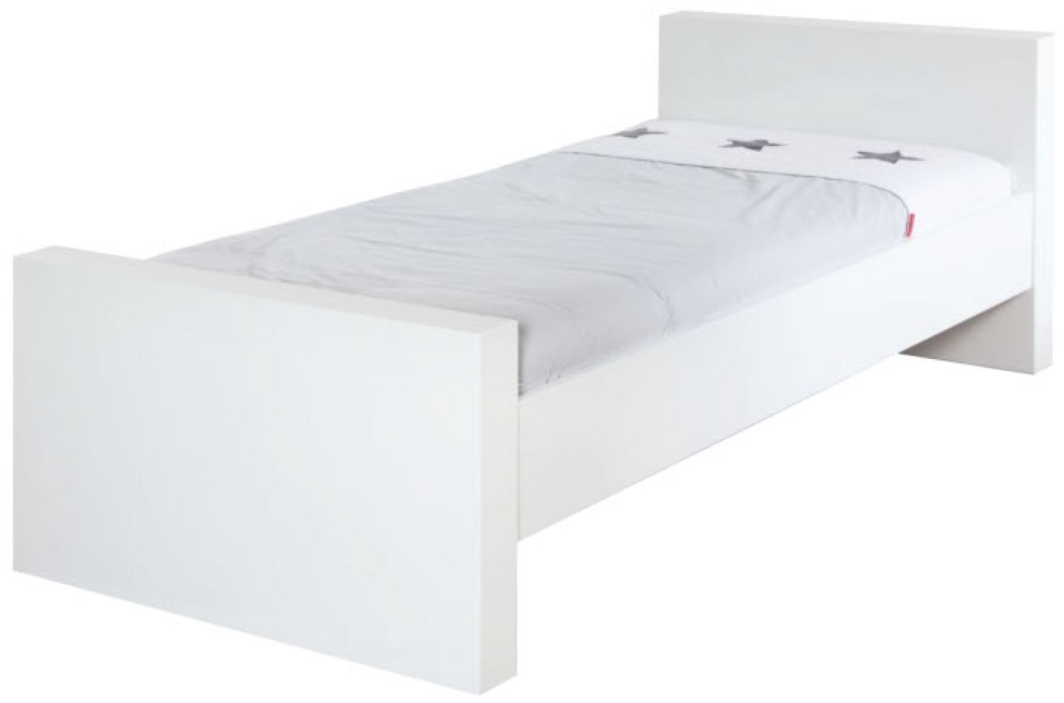 Kidsmill Alaska Bett Mattweiß 90 x 200 cm Weiß Bild 1