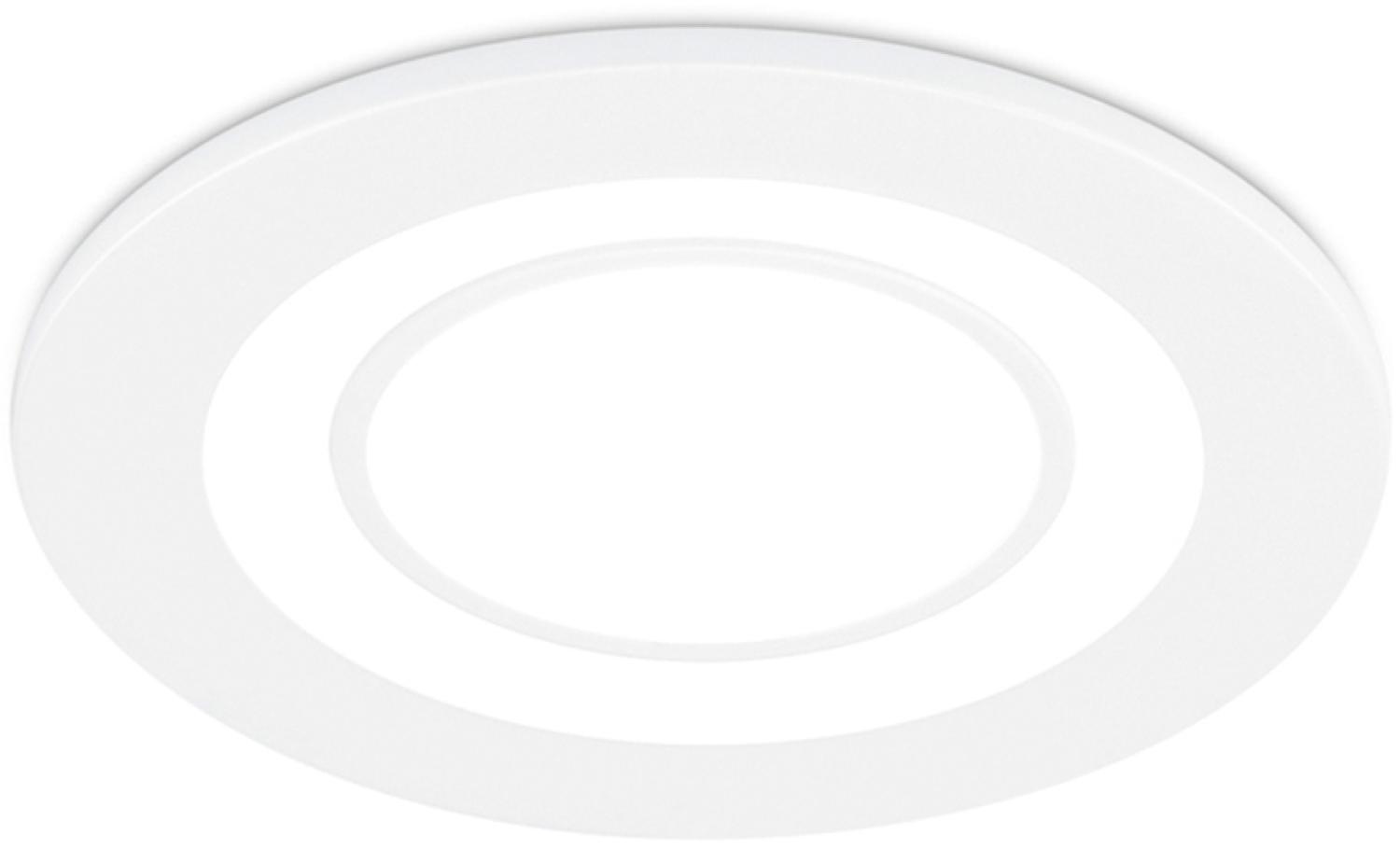 Runder LED Deckeneinbaustrahler CORE in Weiß matt Ø 8,2cm Bild 1