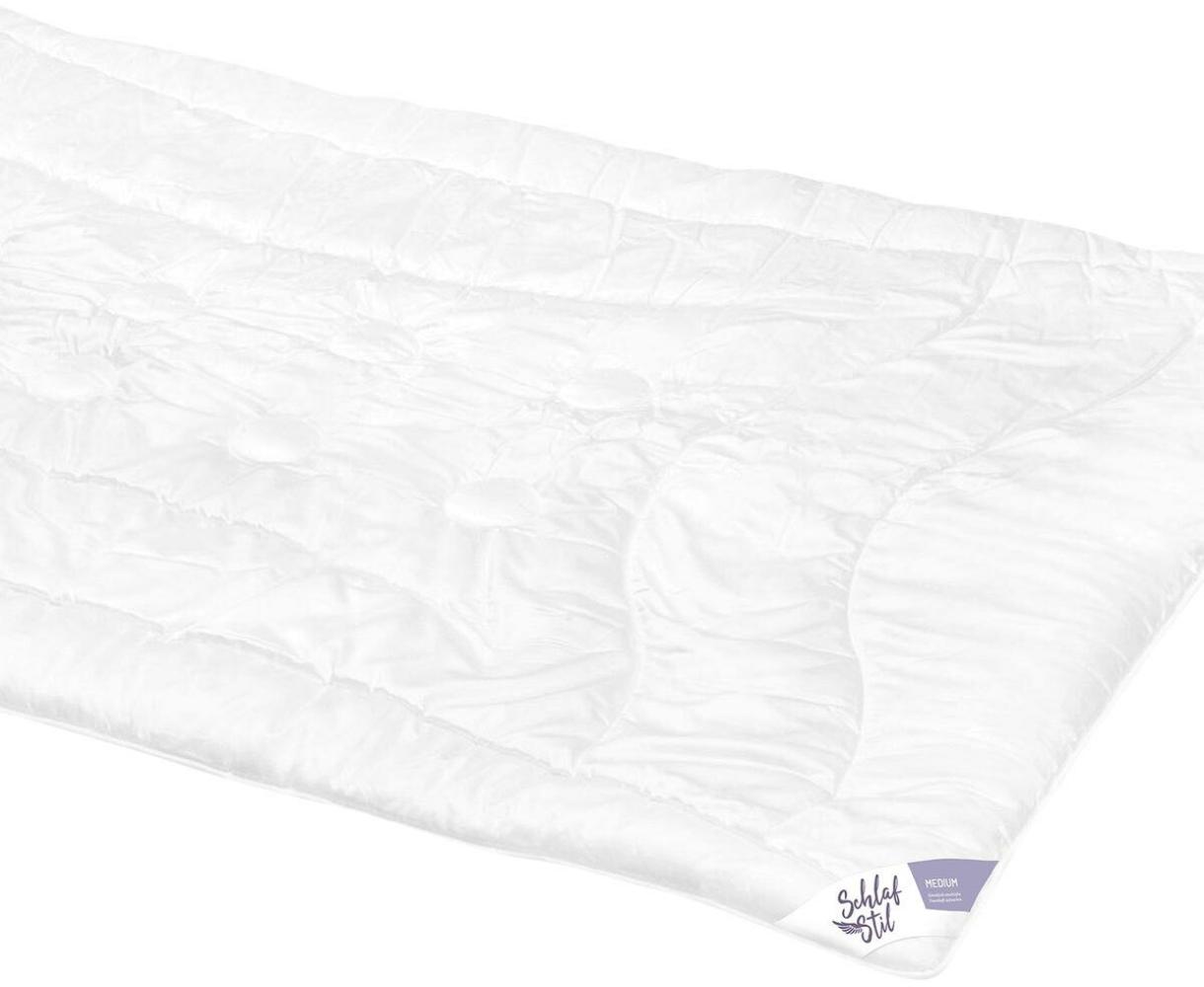 Schlafstil Faserdecke mono F400 medium, Füllung: 100% 3D Markenfaser | 200x200 cm Bild 1