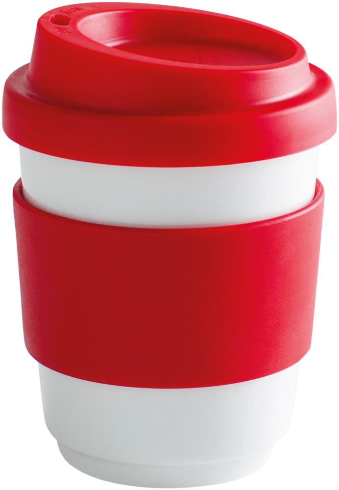 KAHLA fillit To Go Becher 0,27 l Banderole cherry red Bild 1