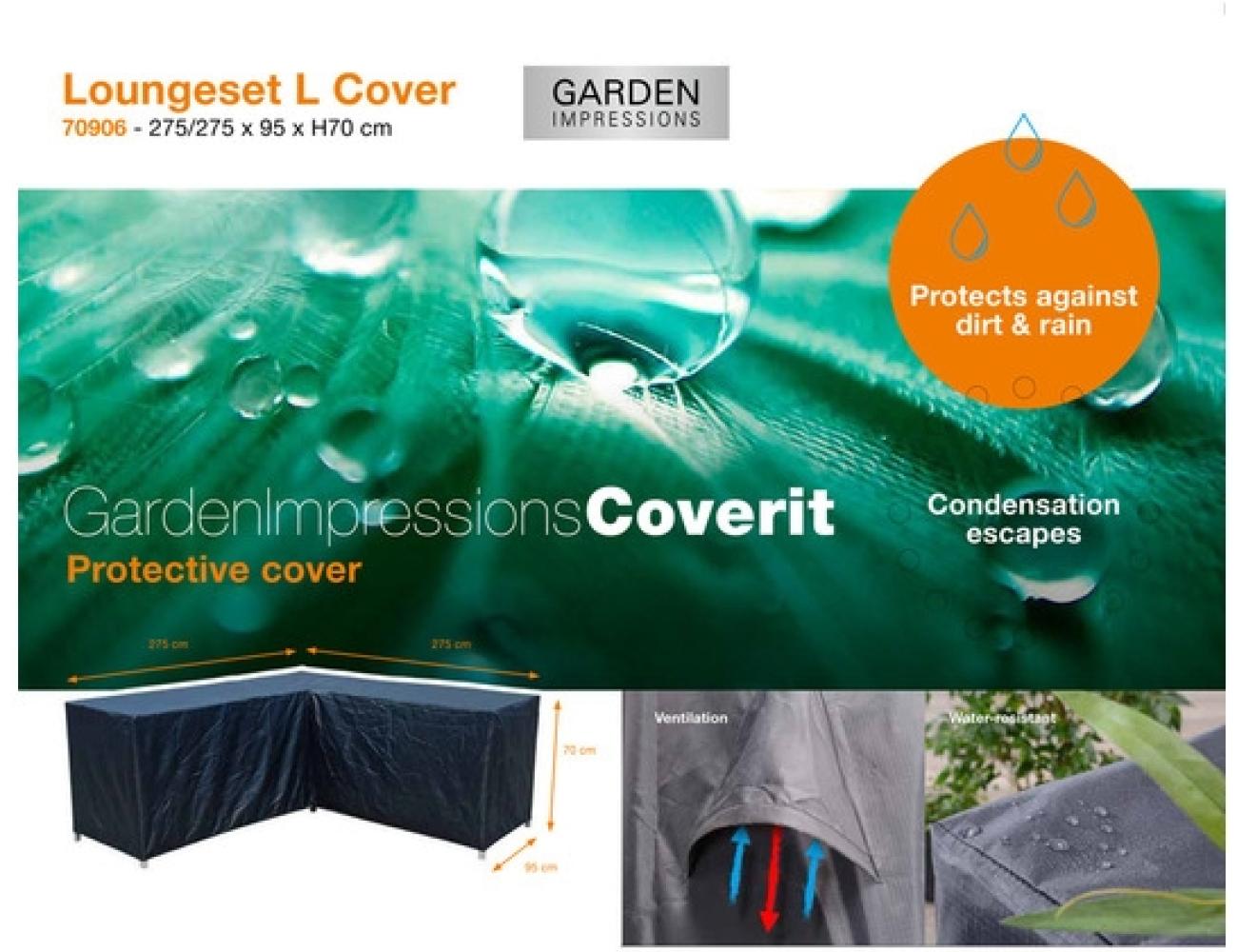 Garden Impressions Coverit Lounge-Set L Abdeckung 275/275x95xH70 Bild 1