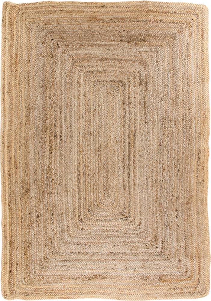 Teppich MUMBAY aus geflochtener Jute 240x180 cm Bild 1