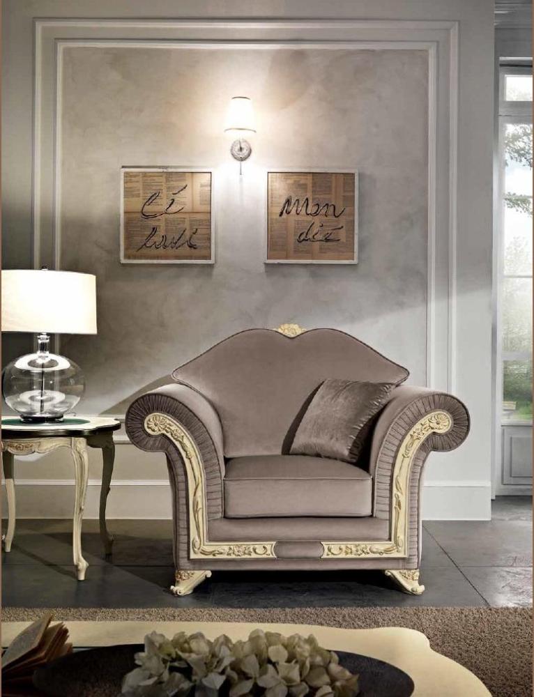 Sessel 1 Sitzer Wohnzimmer Relax Design Möbel Italienische Einrichtung Italien Bild 1