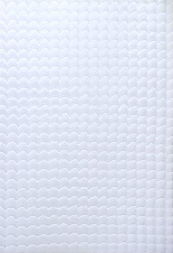 Hochflor Teppich Alessandro Läufer - 80x250 cm - Weiß Bild 1