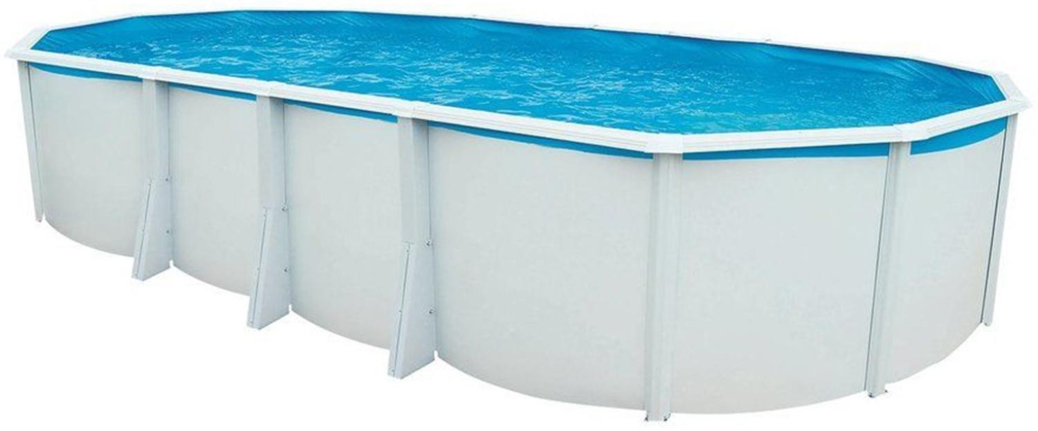 Steinbach Stahlwand Swimming Pool Set "Highline", weiß, 550 x 366 x 132 cm Bild 1