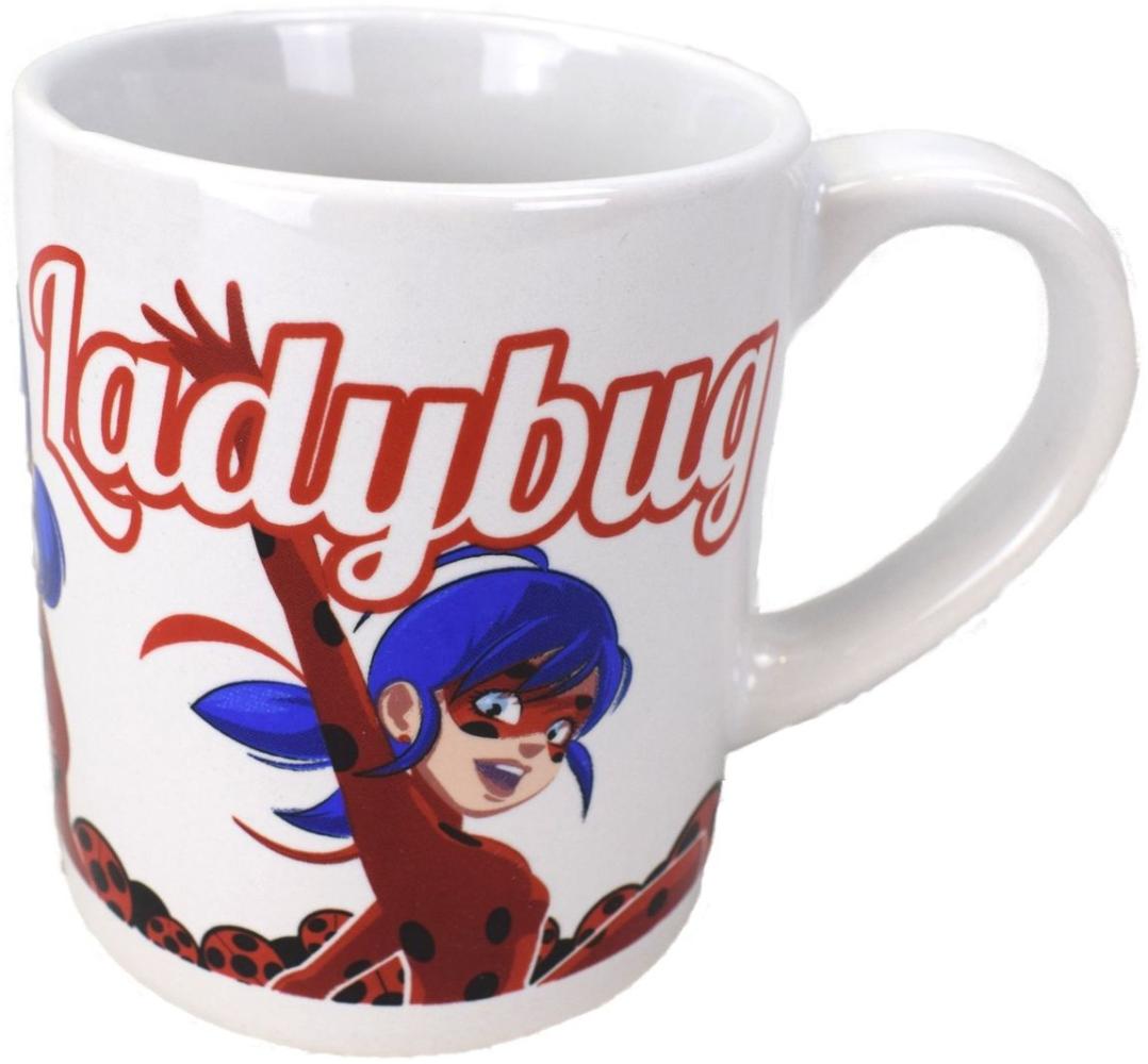 Miraculous Ladybug Tasse Becher rosa im Geschenkkarton Kakaobecher Kaffeebecher Bild 1