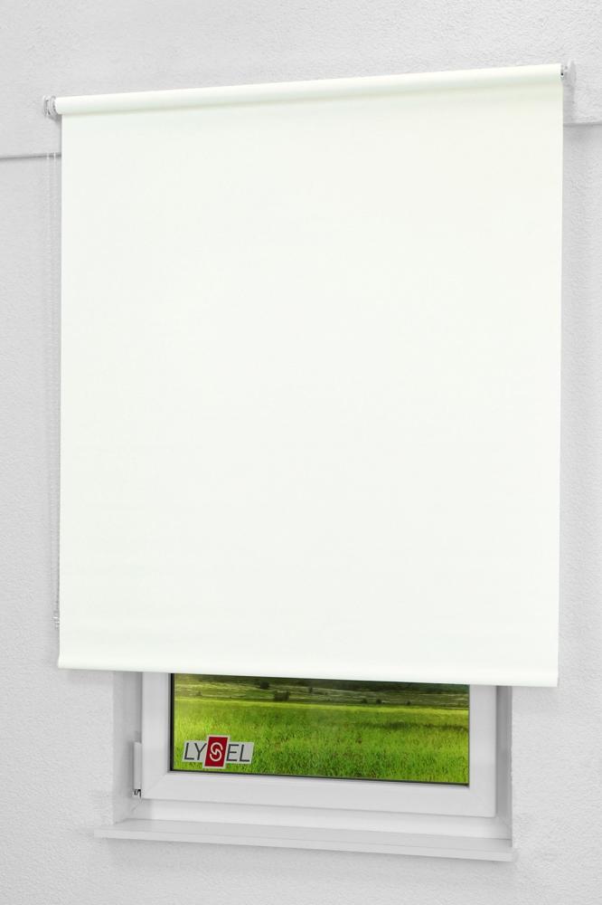 Lysel - Qualitätsrollo Tageslicht weiß, (B x H) 193cm x 275cm in weiß Bild 1