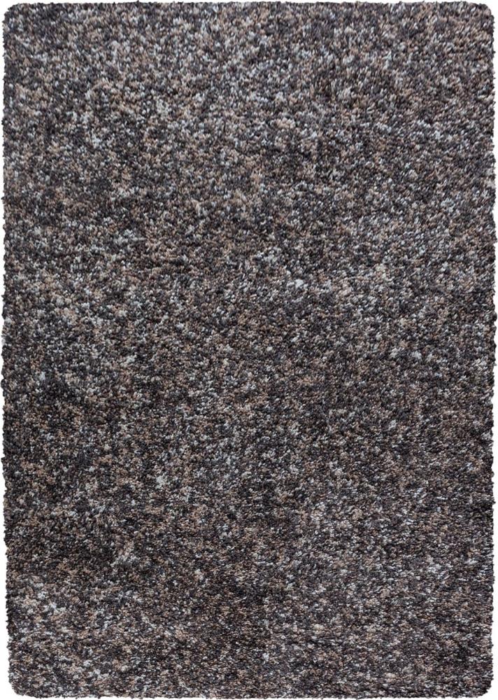 Hochflor Teppich Enrico rechteckig - 240x340 cm - Taupe Bild 1