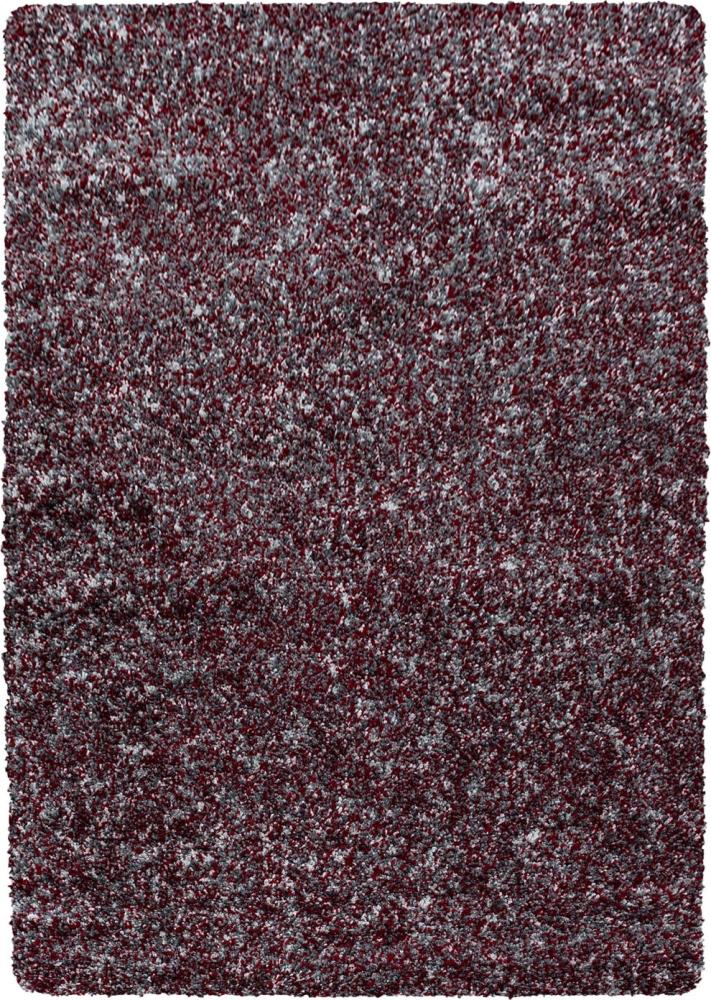 Hochflor Teppich Enrico rechteckig - 140x200 cm - Rot Bild 1