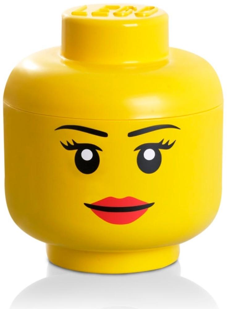 LEGO - Aufbewahrungsbox LEGO -Kopf Girl Klein Bild 1