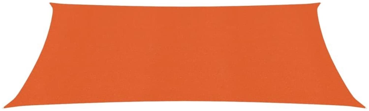 Sonnensegel 160 g/m² Orange 3,5x5 m HDPE Bild 1