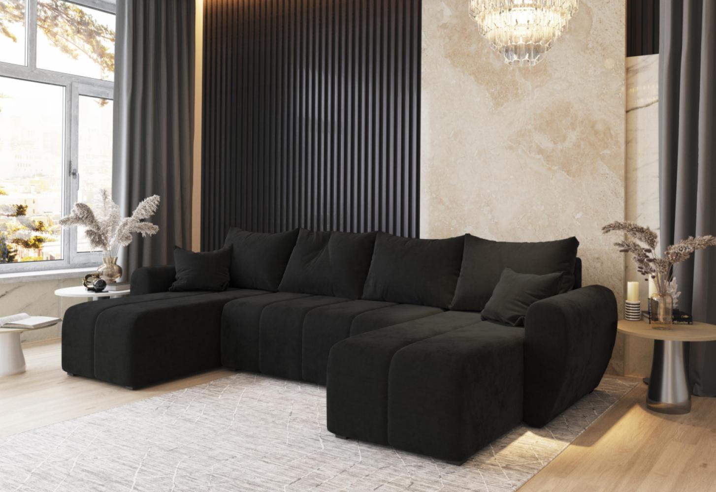 Sofa mit Schlaffunktion in U-Form MOLISA, 311x82x145, Cosmic 100 Bild 1