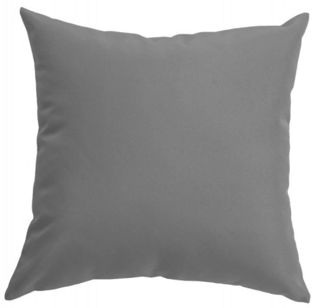 Deko-Kissen 45x45 cm (Farbe: eisengrau) Bild 1