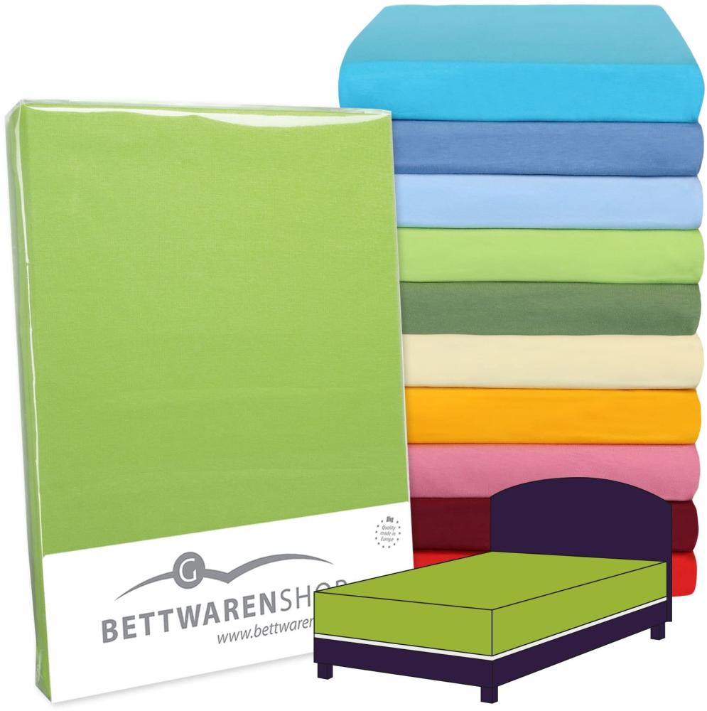 BettwarenShop Boxspring Spannbettlaken|140x200 - 160x220 cm| platin Bild 1