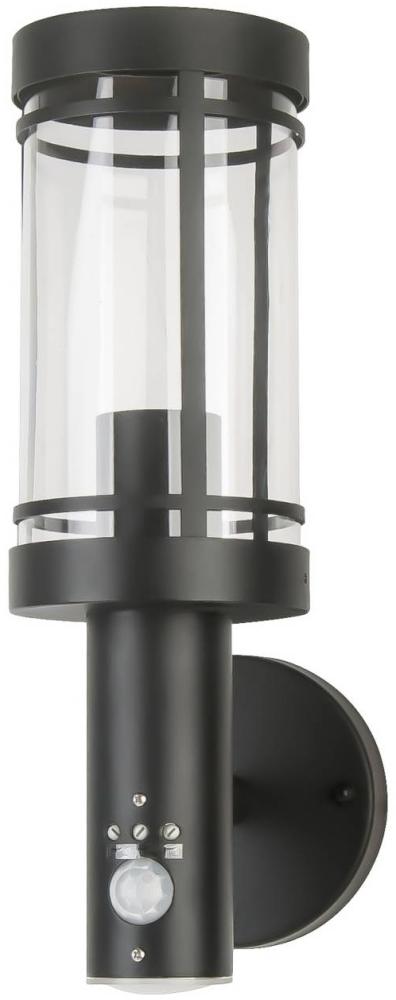 Grafner® Edelstahl Wandlampe mit Bewegungsmelder Anthrazit WL11003 Wandleuchte Bild 1
