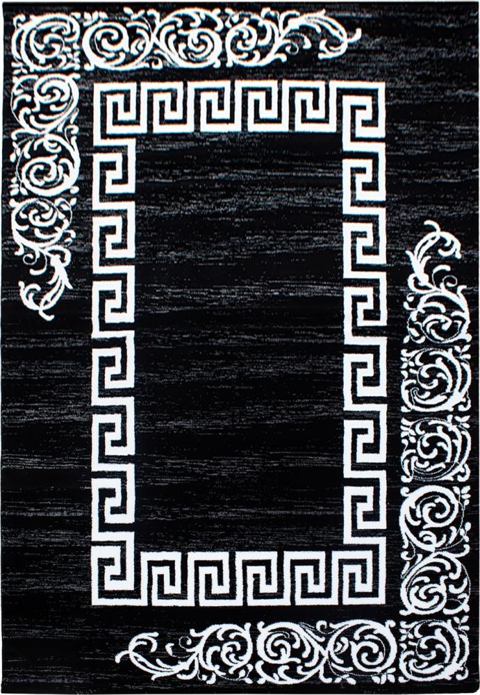 Kurzflor Teppich Matteo Läufer - 80x300 cm - Grau Bild 1