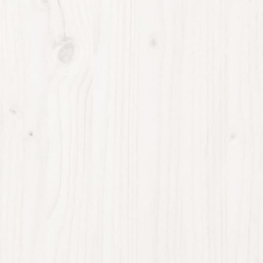 Massivholzbett Weiß 90x190 cm 3FT Single [3101054] Bild 1