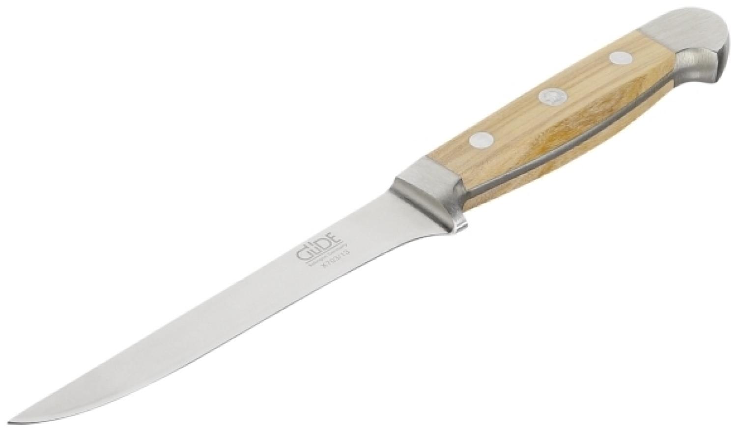 Gude Nóż Alpha Boning Knife flexible Pear Wood 13 cm Bild 1