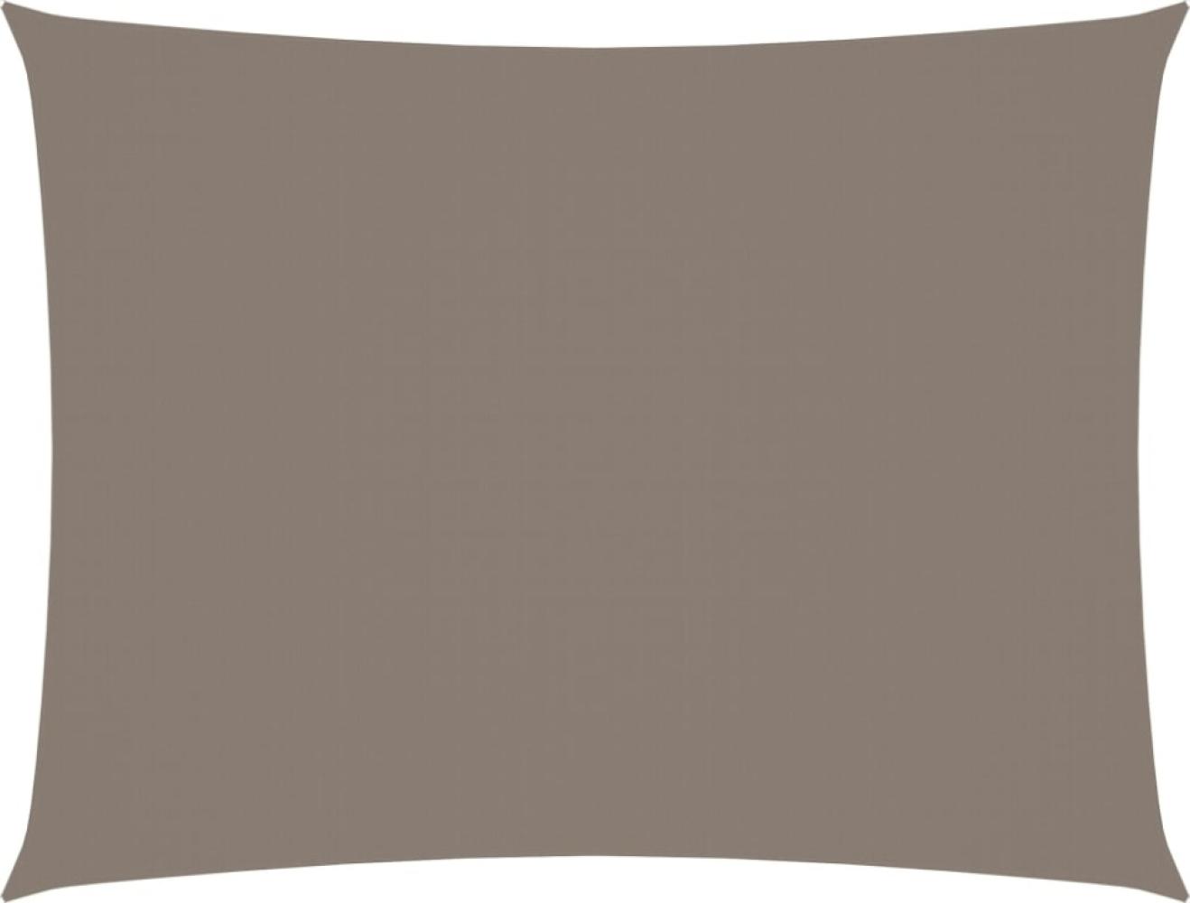 vidaXL Sonnensegel Oxford-Gewebe Rechteckig 2x3 m Taupe Bild 1