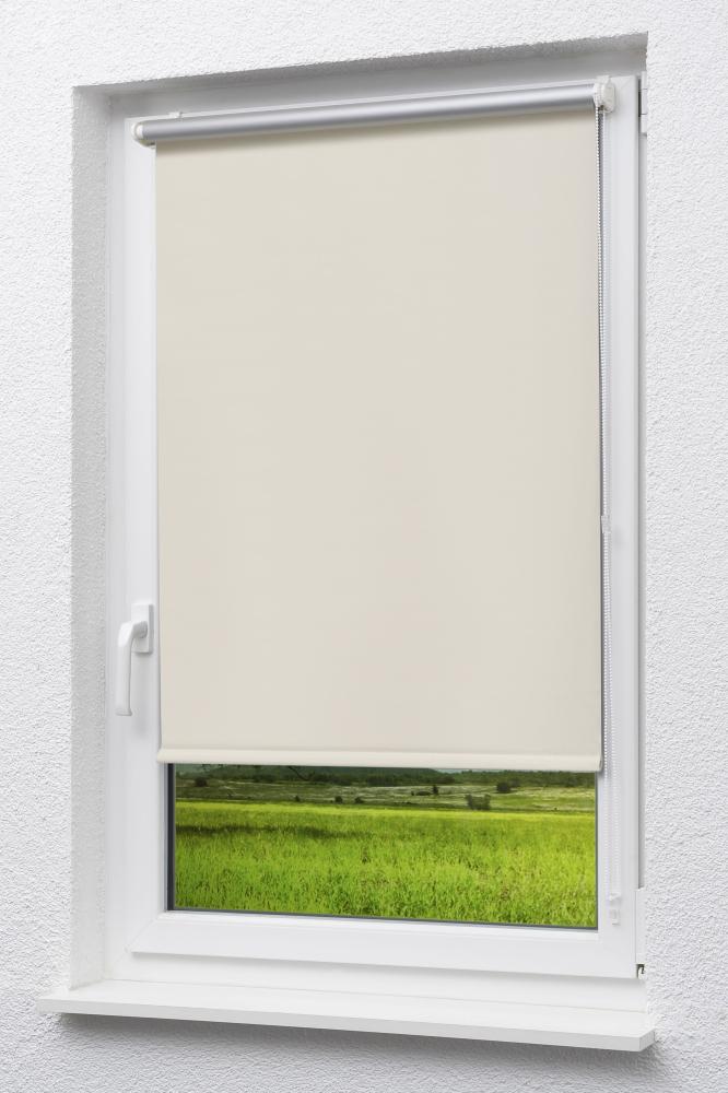 Verdunklungsrollo Mini Rollo Thermo abdunkelnd Beige, LYSEL®, abdunkelnd, HxB 175x120cm Bild 1