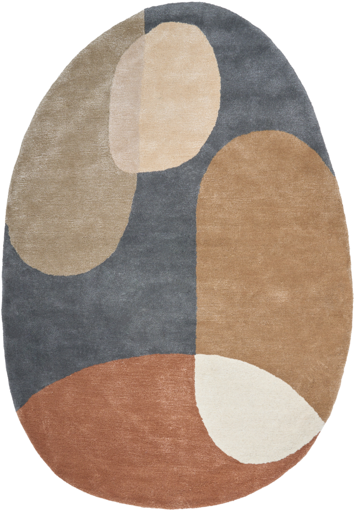 Teppich Viskose mehrfarbig 160 x 230 cm KAFAR Bild 1