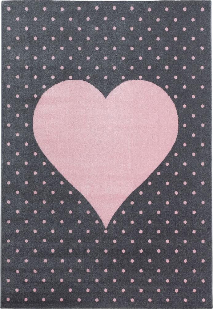 Kinder Teppich Bianca rechteckig - 140x200 cm - Pink Bild 1