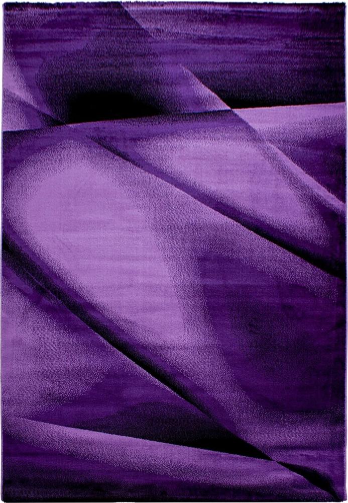 Kurzflor Teppich Matteo rechteckig - 120x170 cm - Lila Bild 1