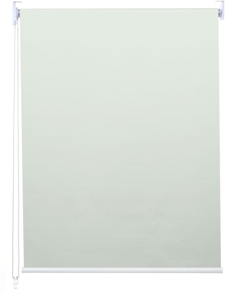 Rollo HWC-D52, Fensterrollo Seitenzugrollo Jalousie, 100x160cm Sonnenschutz Verdunkelung blickdicht ~ creme Bild 1