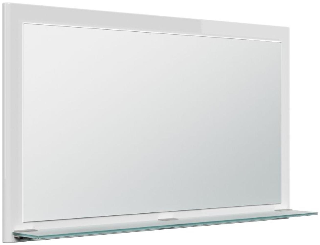 Posseik Spiegel Elite mit Glasablage 104 x 60 cm Weiß Bild 1